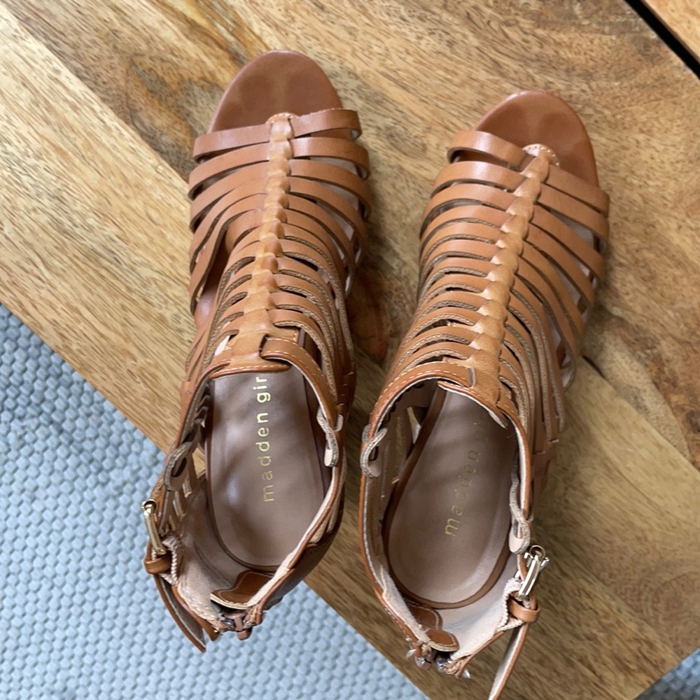 Madden girl wood heel